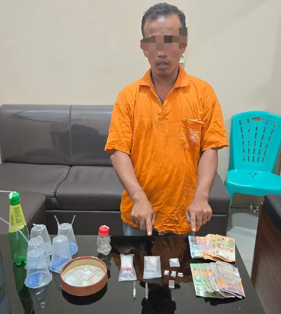 Polres Batu Bara Gerebek Sarang Narkoba di Medang Deras, Seorang Pria Diamankan