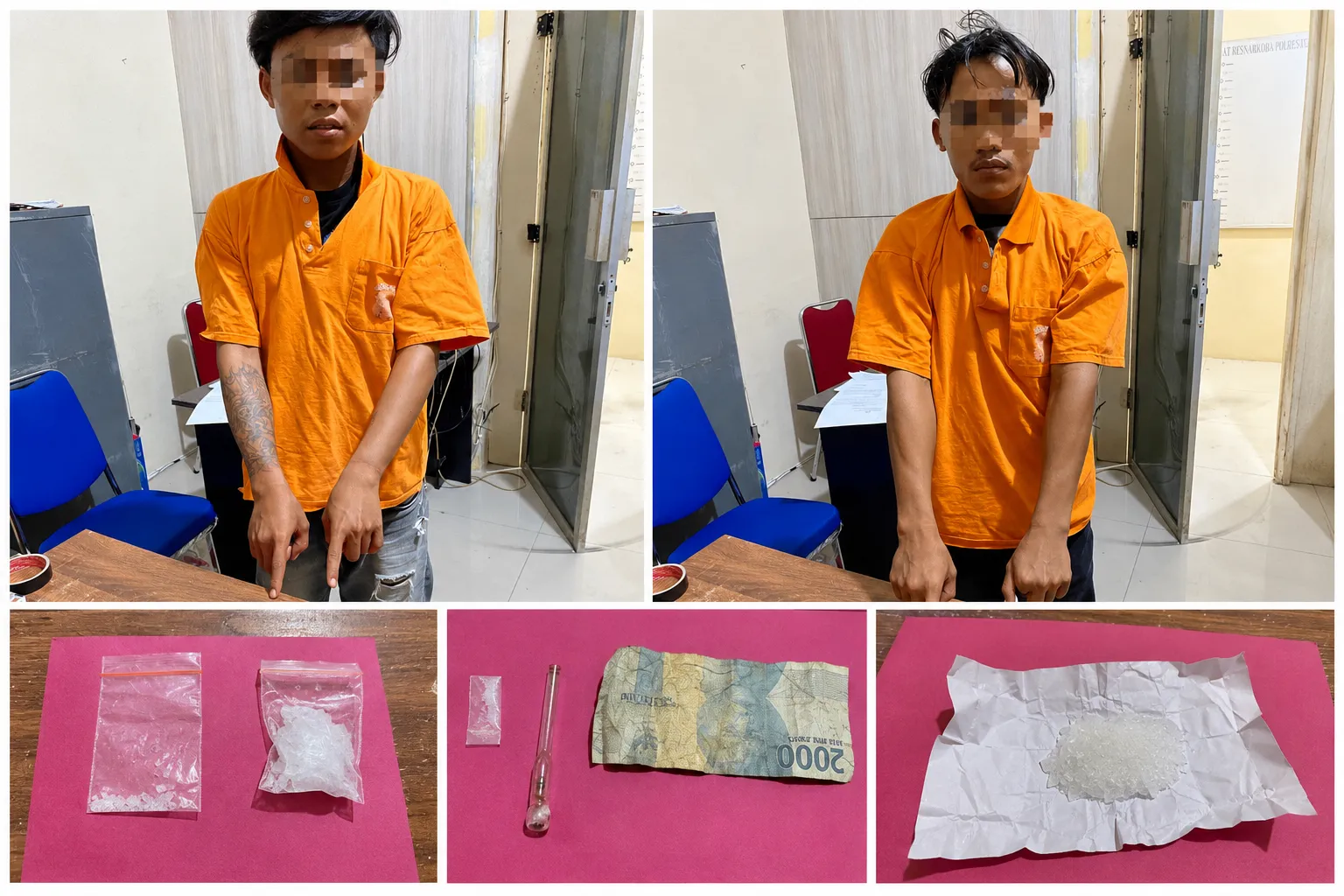 Polres Batu Bara Sita Hampir 10 Gram Sabu, Dua Pelaku Ditangkap di Lokasi Berbeda
