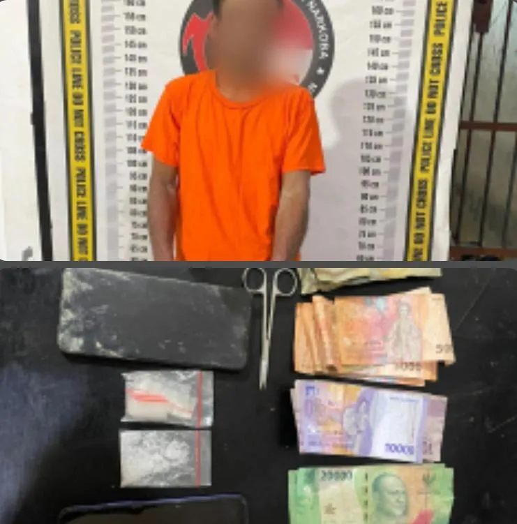 Sempat Melawan Pakai Gunting, Pengedar Sabu Diringkus Polisi di Kebun Sawit Raya Kahean