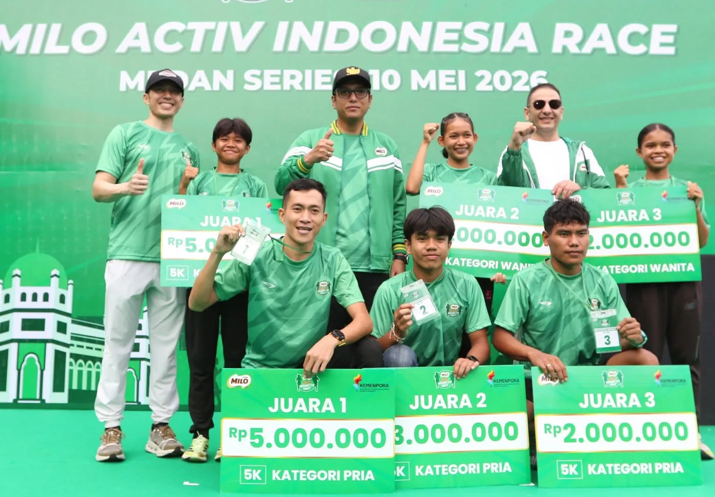 Rico Waas Lepas Ribuan Pelari, Medan Siap Tuan Rumah Event Lari Skala Besar