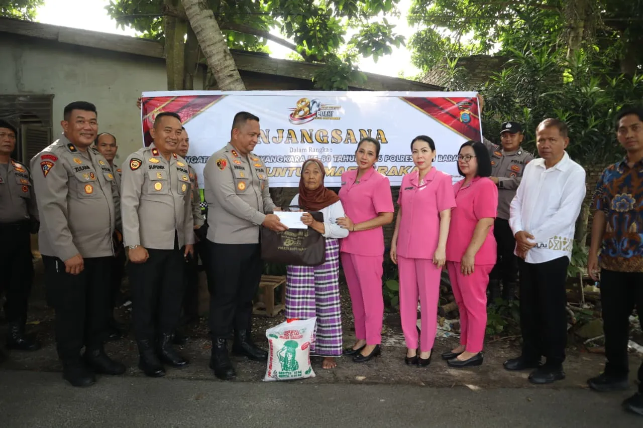 Polres Batu Bara Gelar Anjangsana Sambut Hari Bhayangkara ke-80