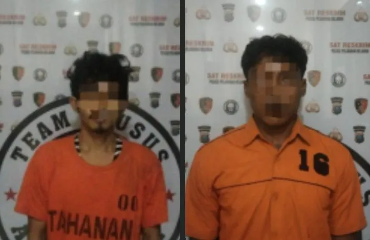 Hitungan Jam Dua Pelaku Curas Dibekuk Polres Pelabuhan Belawan