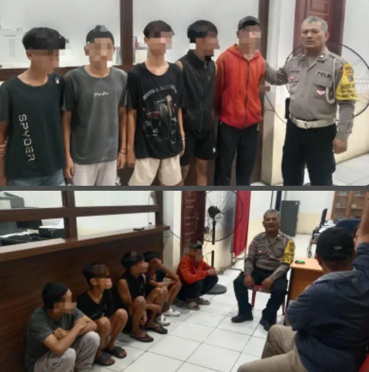 Difasilitasi Bhabinkamtibmas Polsek Deli Tua, Konflik Dua Kelompok Pemuda Dipicu Saling Ejek di Medsos Berakhir Damai
