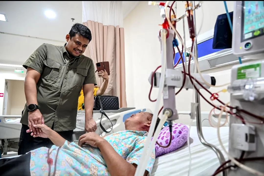 Bobby Nasution Bantu Pasien Leukemia dan Kanker Tiroid di Gunungsitoli Nias