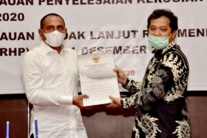 Edy Rahmayadi Terima LHP BPK. Perlu Keteladanan Kepala Daerah