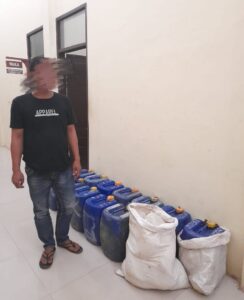 Penjual Miras Online ,Terjaring Razia Pekat Sat Sabhara Polres Palas 