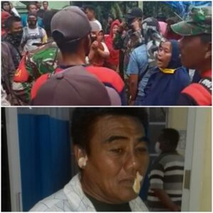 Warga Pendemo Blokir Jalan PT Sri Timur. 3 Securty Dilarikan Ke Rumah Sakit