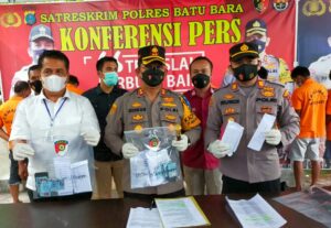 Polres Batu Bara Amankan 5 Tersangka Kasus Human Trafficking 