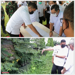 Bobby Nasution Tinjau Aliran Sungai Bedera Kota Medan