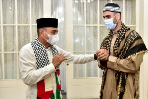 Diterima Edy Rahmayadi. Imam Palestina Syech Mahmoud Muhammed Suka Sate Kambing