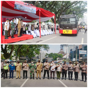 180 Petugas Semprot Disinfektan Kota Medan. Ada 34 Titik Jadi Sasaran