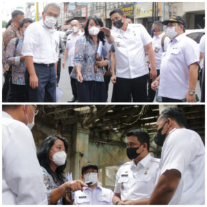 Dirjen Cipta Karya Kementerian PUPR Tinjau Kawasan Kota Lama Kesawan