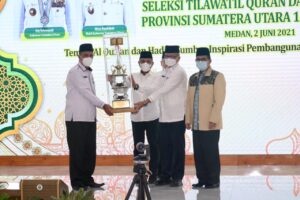 Kota Medan Kembali Raih Gelar Juara Umum pada STQH XVII Sumut 2021