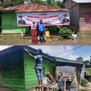 Satreskrim Polres Batu Bara Bedah Rumah Warga Kuli Bangunan