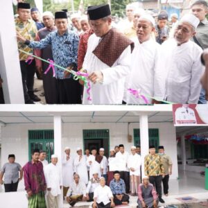 Wali Kota Tanjungbalai Waris Thalib Resmikan Musholla Al- Hasanah Menjadi Masjid 