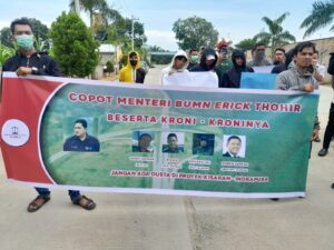 Kantor PT PP Tol Indrapura-Kisaran Didemo