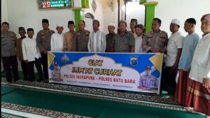 Sukses Pilkades ,Polsek Indrapura Gelar “Jumat Curhat” 