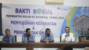 PT Inalum Adakan Penyuluhan Kesehatan dan Pengobatan Gratis 