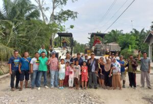 Jalan Rusak Desa Sei Mentaram Batu Bara Sudah Diperbaiki