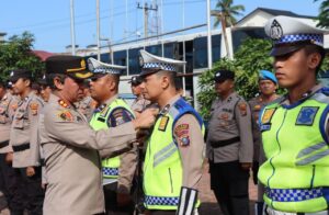 67 Personel Polres Batu Bara Diturunkan dalam Pengamanan F1H20 Danau Toba