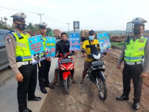 Ops Keselamatan Toba 2023, Sat Lantas Polres Batu Bara Himbau Masyarakat Taat Berlalu Lintas