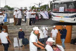 PT INALUM Berangkatkan 125 Peserta Mudik Gratis ke Aceh,Riau,Sumbar