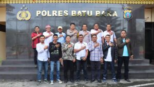 Kapolres Gandeng PWI Batu Bara Ciptakan Pemilu Bahagia.