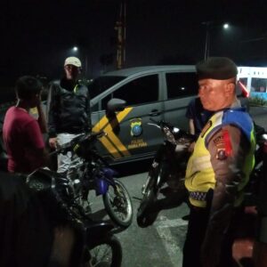 Polsek Indrapura Gelar Patroli Antisipasi Gangguan Kamtibmas.