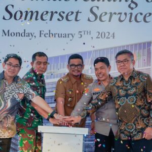 Bobby Hadiri Groundbreaking Gedung STA Tower dan Somerset Serviced Residence.