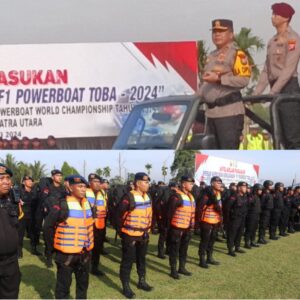 Apel Gelar Pasukan Event F1 Powerboat, Polda Sumut Siapkan 1.170 Personil.