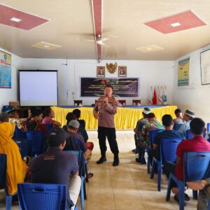 Satgas TMMD Beri Penyuluhan Bahaya Narkoba ke Masyarakat.