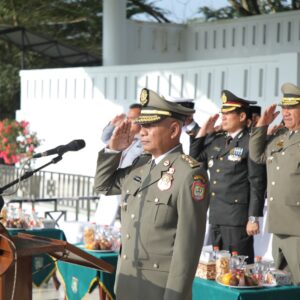 Bupati Asahan ,H. Surya  Pimpin Upacara HUT Satpol PP Ke-74.