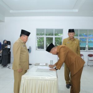 43 Kepala UPTD SD,SMP,TK Pemkab Asahan Dilantik.