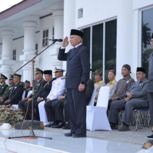 Bupati Asahan H. Surya, Pimpin Upacara Hari Kelahiran Pancasila.