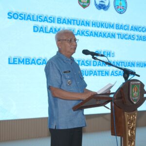 Bupati Asahan, H. Surya, Buka Sosialisasi Bantuan Hukum Anggota KORPRI.