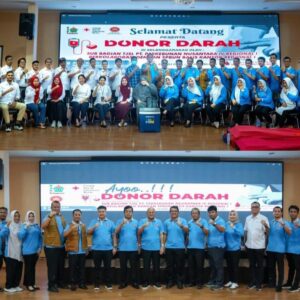 SPBun Basis Kantor Regional 1 dan PTPN IV PalmCo Regional I Sumbang 110 Kantong Darah ke PMI Kota Medan.