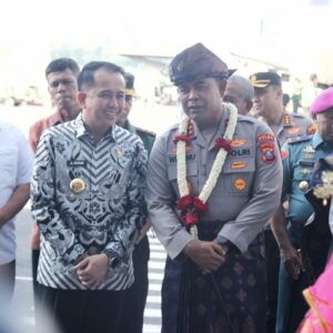 Pj Gubernur Sumut Agus Fatoni Sambut Kapolda Irjen Whisnu Hermawan.