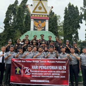 Peringati Hari Pengayoman Ke-79, Lapas Narkotika Pematangsiantar Ziarah Makam Pahlawan.