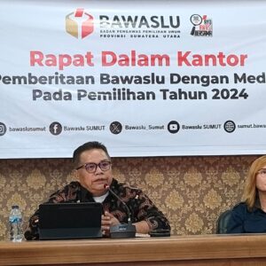 Bawaslu Sumut Perkuat Sinergitas Dengan Media Sukseskan Pilkada 2024.Sama-Sama Kita Cegah Hoaks.