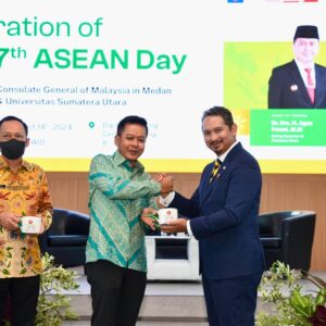 USU dan Konjen Malaysia Rayakan HUT Ke-57 ASEAN, Rektor Dukung Kolaborasi Pengembangan IPTEK.