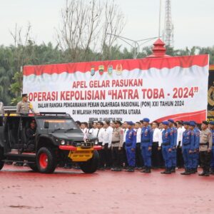 4.970 Personil Turun Mengamankan PON XXI di Wilayah Sumut.