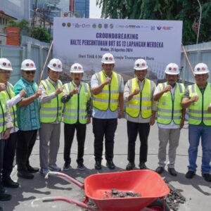 Pembangunan Halte BRT BS 13 Lapangan Merdeka Dimulai, Gunakan 60 Bus Listrik.