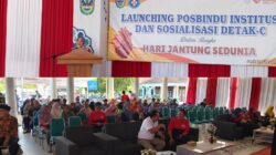 Hari Jantung Sedunia, Dinas Kesehatan Pacitan Launching Posbindu Institusi dan Sosialisasi Detak – C.