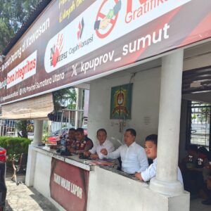 Polda Sumut Perketat Pengamanan di Kantor KPU dan Bawaslu.