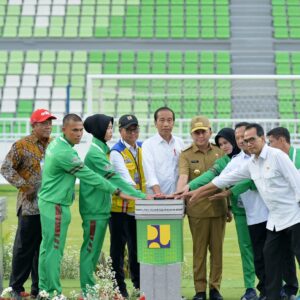 Presiden Jokowi Resmikan Stadion Utama Sumut,Kapasitas 25.000.