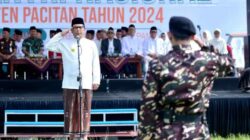 Pjs. Bupati Pacitan Budi Sarwoto Pimpin Apel Hari Santri 2024.