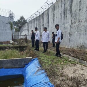 Wujudkan Ketahanan Pangan,Lapas Narkotika Pematangsiantar Lakukan Kontrol Bangunan dan Branggang.