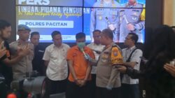 Terekam CCTV Saat Mencuri, Seorang Residivis Dibekuk SatReskrim Polres Pacitan.