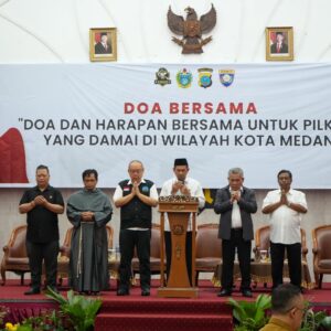 Doa Bersama Pilkada Kota Medan Damai.