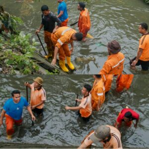 Aksi Bersih Sungai di Kota Medan.